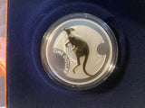 2006 $1 Selectively-Gold Plated Silver Kangaroo.