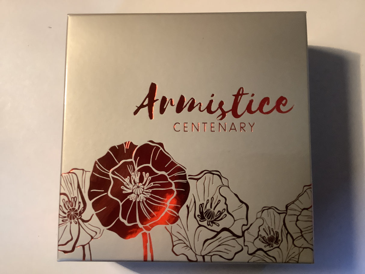 2018 $1 Fine Silver Proof Coin. Armistice Centenary.