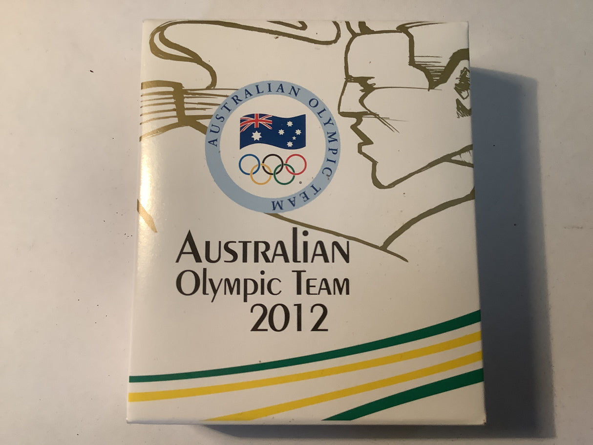 2012 $1 Australian Olympic Team 1 ounce silver proof coin.