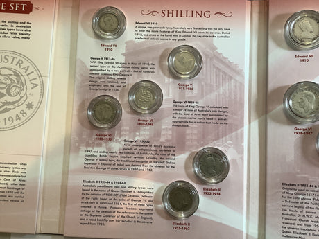 Shilling and Florin Type Set Downies