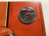 2020 50c 1971 Chevrolet Camaro ZL-1 uncirculated carded coin