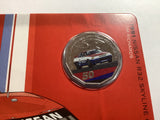 2020 50c 1991 Nissan R32 Skyline GT-R uncirculated carded coin