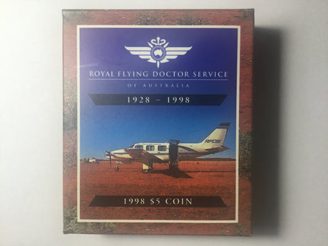 1998 Royal Flying Doctor Services $5 Proof Coin.