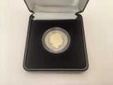 1998 $1 Fine Silver Proof Coin. Howard Florey.