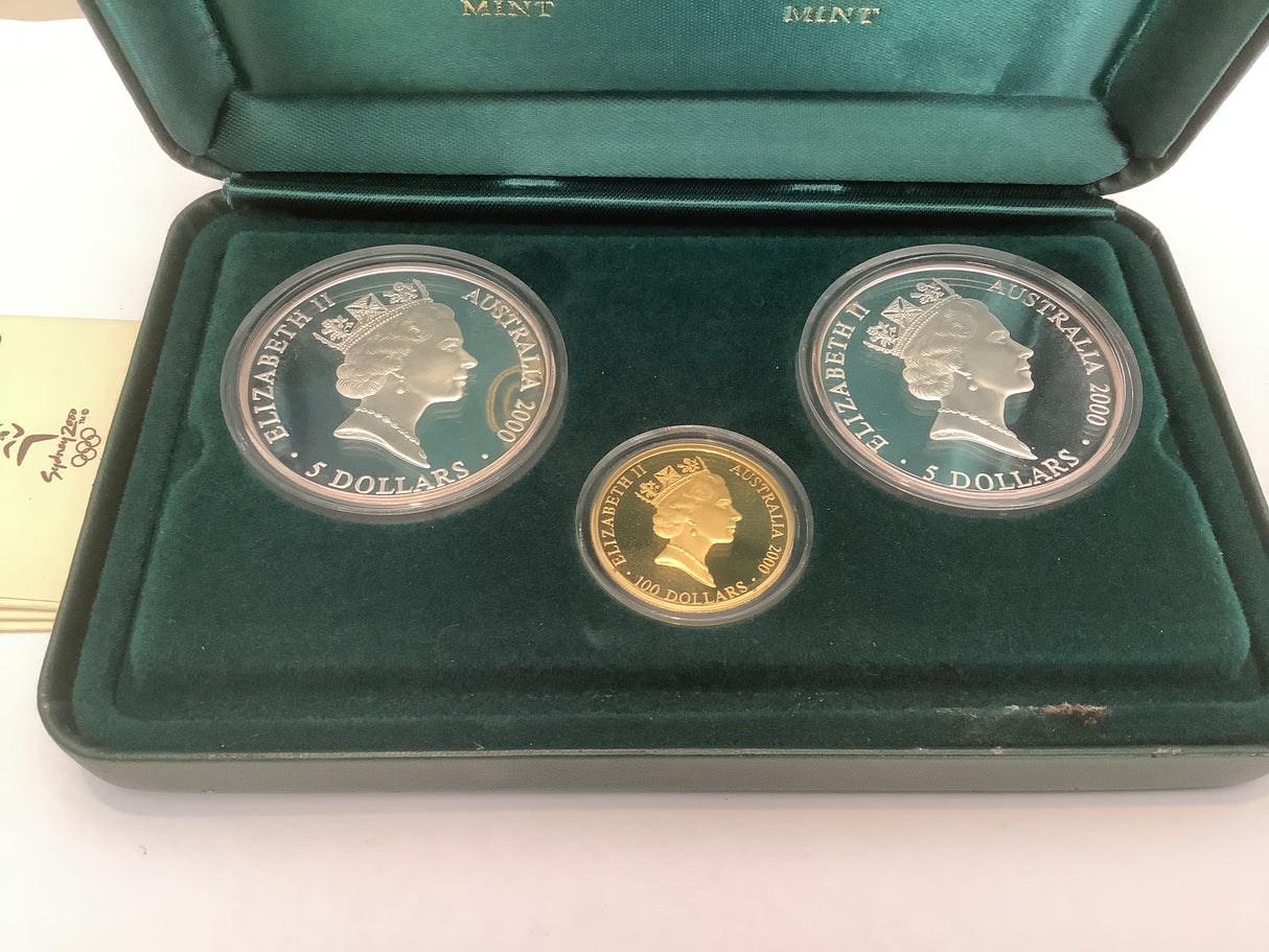 2000 Sydney Olympics Coin Collection.