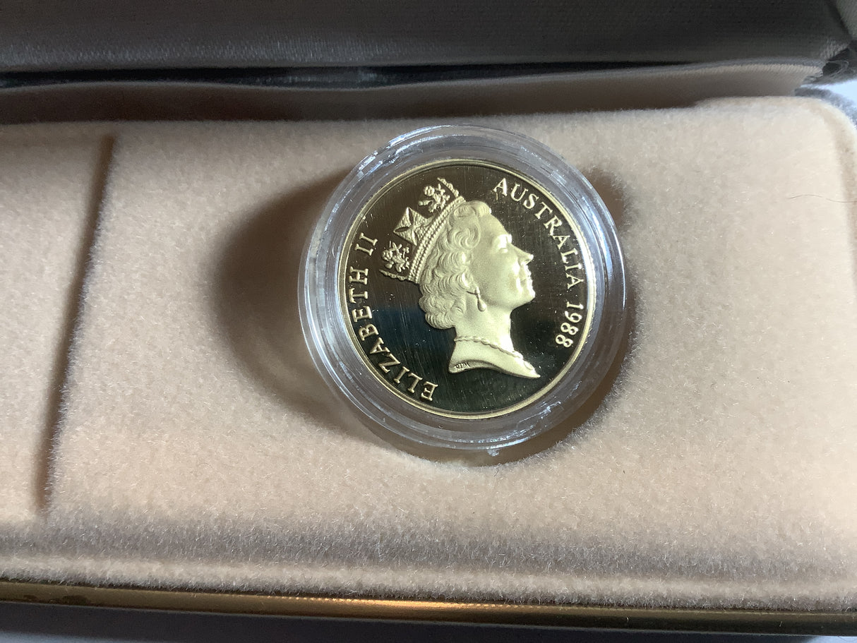 1988 $200 Proof Gold Coin. Australian Bicentenary.