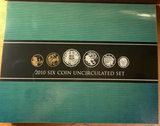 2010 Australian Six Coin Uncirculated Set. Special Edition. ANA World's Fair of Money.
