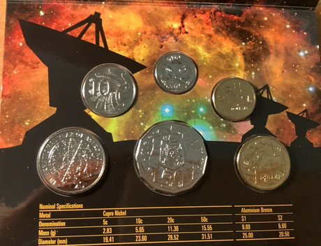 2009 Australian RAM Mint set. International Year of Astronomy.