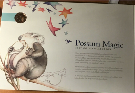 2017 Possum Magic 8 Coin Uncirculated Set.