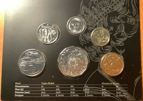 2017 Royal Australian Mint Uncirculated Set. Effigy of an Era.