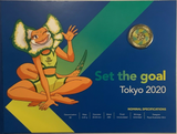 2020 Tokyo Paralympics $2 Uncirculated Coin in Folder.