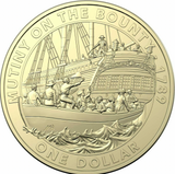 2019 Mutiny on the Bounty: $1 Uncirculated Carded Coin.