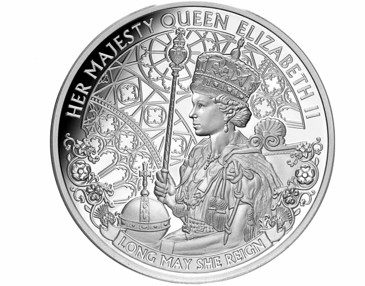 2020 Queen Elizabeth II $1 Long May She Reign Silver Proof Coin.