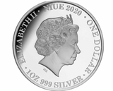 2020 Queen Elizabeth II $1 Long May She Reign Silver Proof Coin.