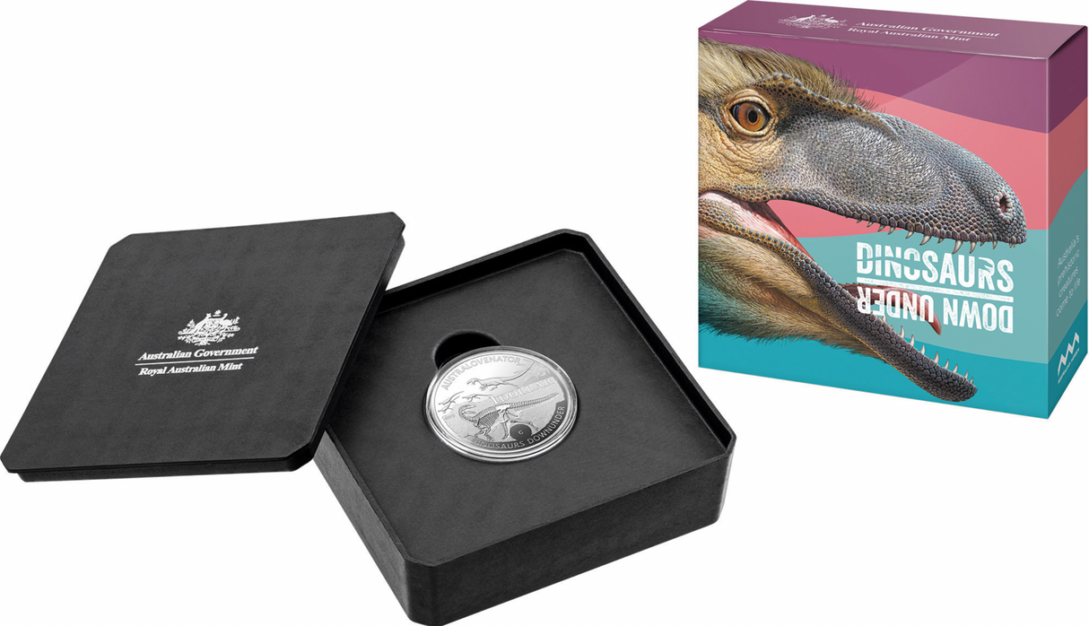 2022 RAM Australian Dinosaurs 'C' Mintmark Silver Proof Coin