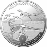 2022 RAM Australian Dinosaurs 'C' Mintmark Silver Proof Coin