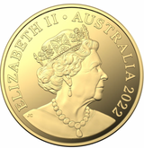 2022 $10 'C' Mintmark Gold Proof Coin Australian Dinosaurs