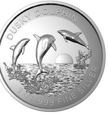 2022 $5 Dusky Dolphin Silver Proof High Relief