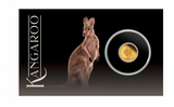 2022 Australian Kangaroo 0.5g Gold Coin in Card