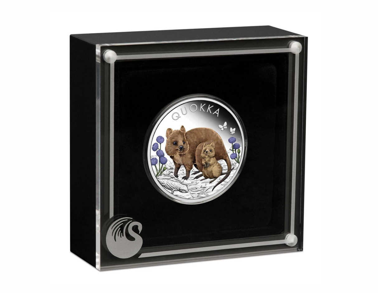 2022 Quokka 1oz Silver Proof Coloured Coin