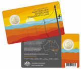 2022 150th anniversary of Australian Overland Telegraph Line - $1 Uncirculated Coin