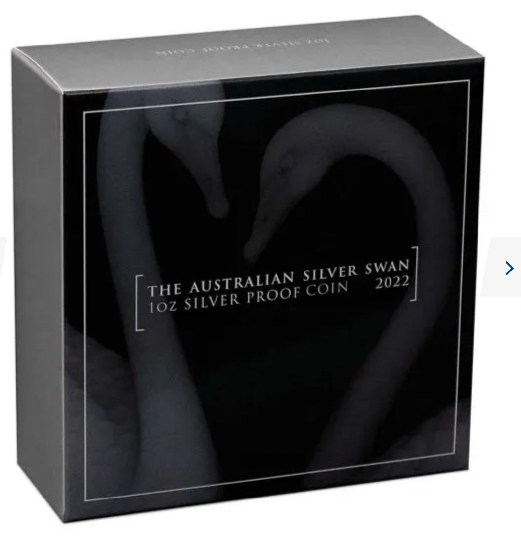 2022 Australian Swan $1 1oz Silver Proof Coin