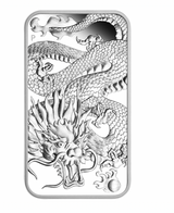 2022 Silver Proof 1oz Rectangular Dragon.