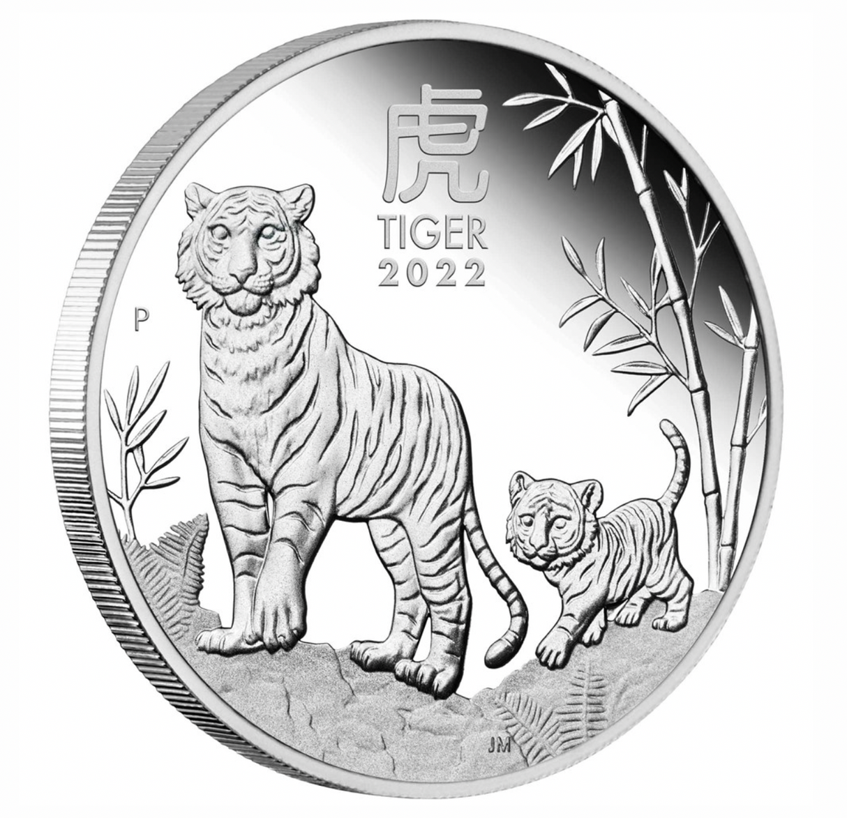 2022 Year of the Tiger 1 Ounce Silver Proof Coin.