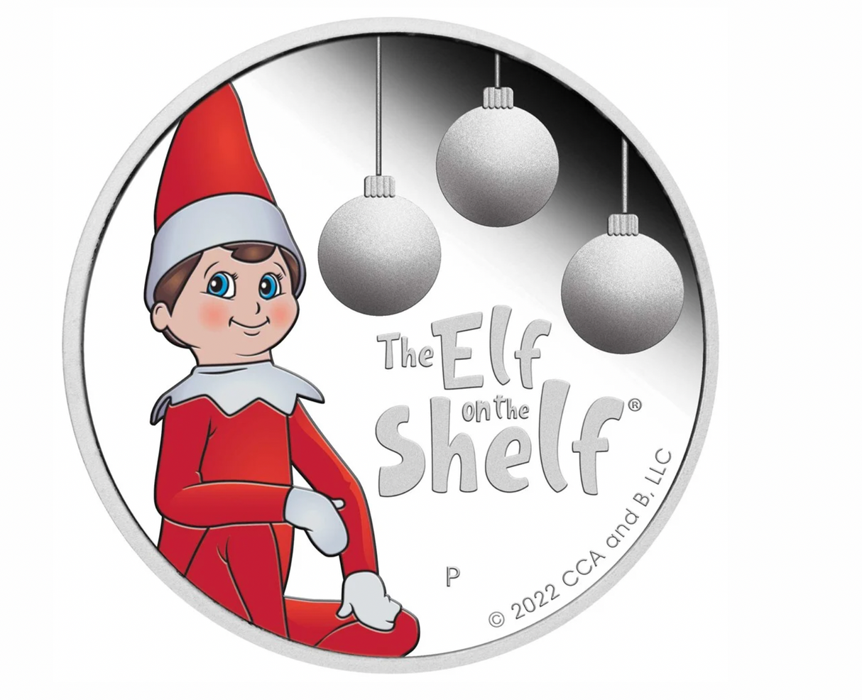 2022 The Elf on the Shelf 1/2oz Silver Proof Coin