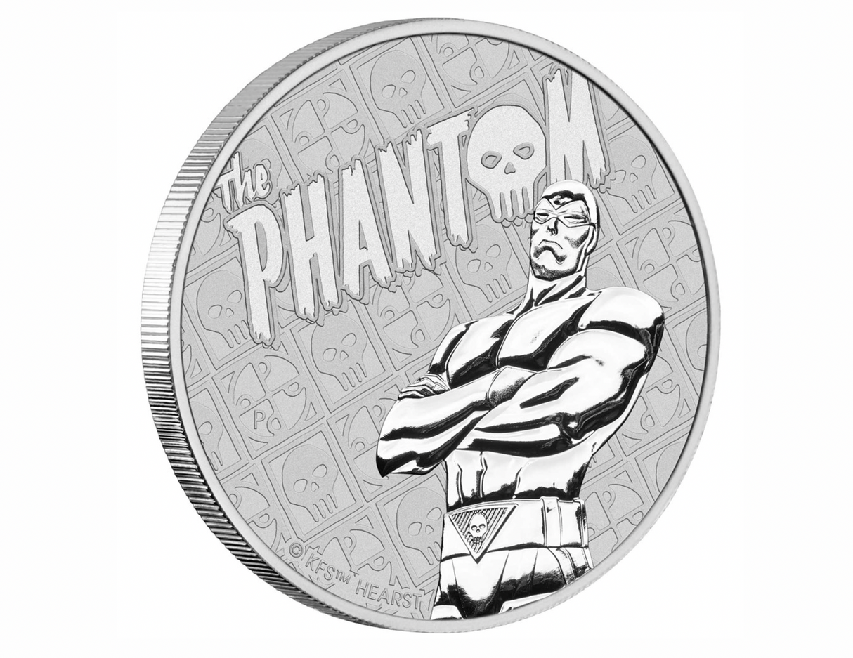 2022 The Phantom 1oz Silver Coin in Card